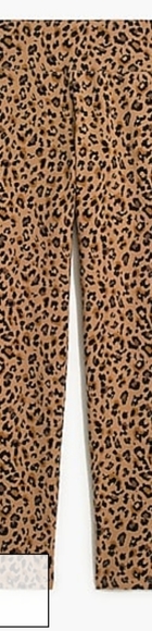 NWT J Crew leopard cropped leggings XL - Picture 3 of 5